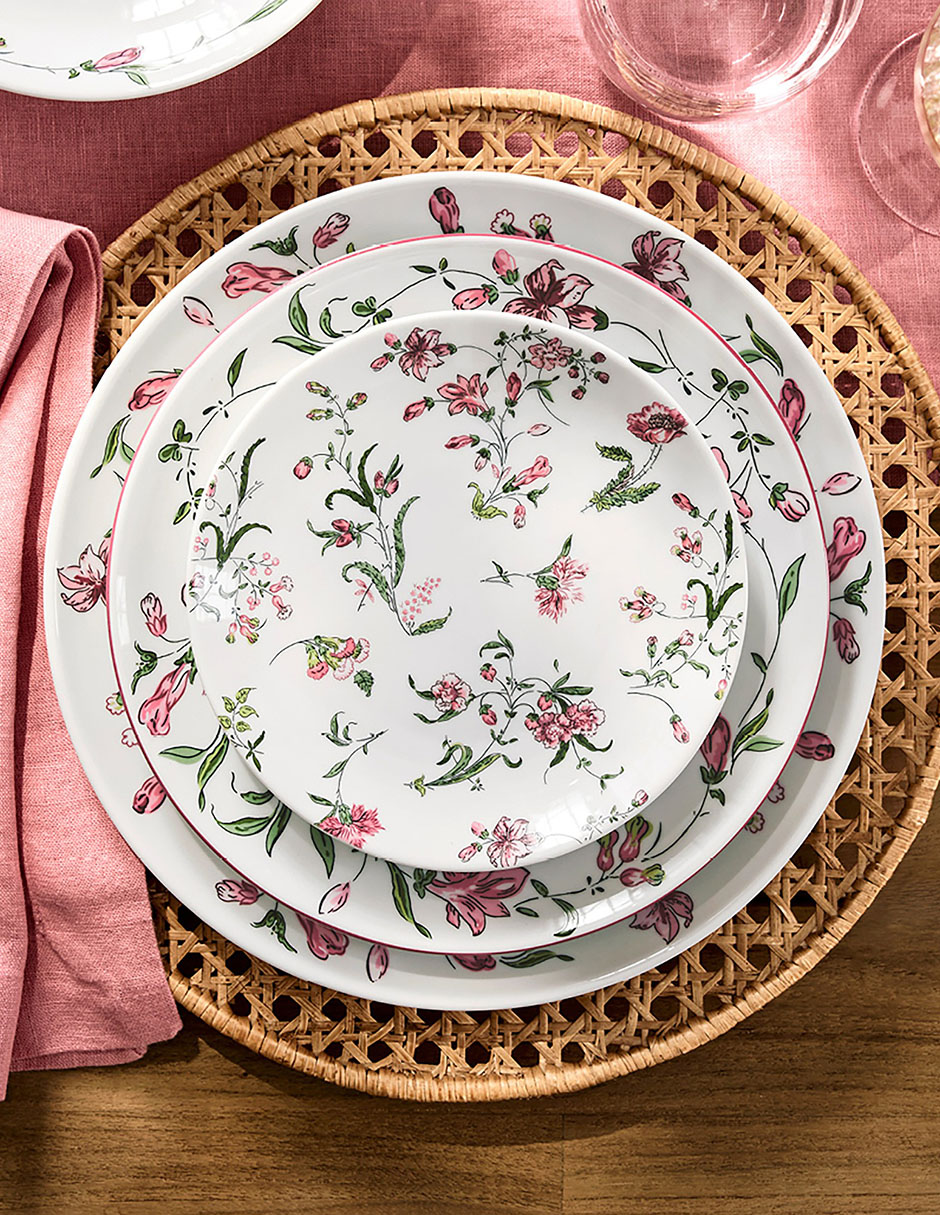 Set botanero Nell Diamond de porcelana