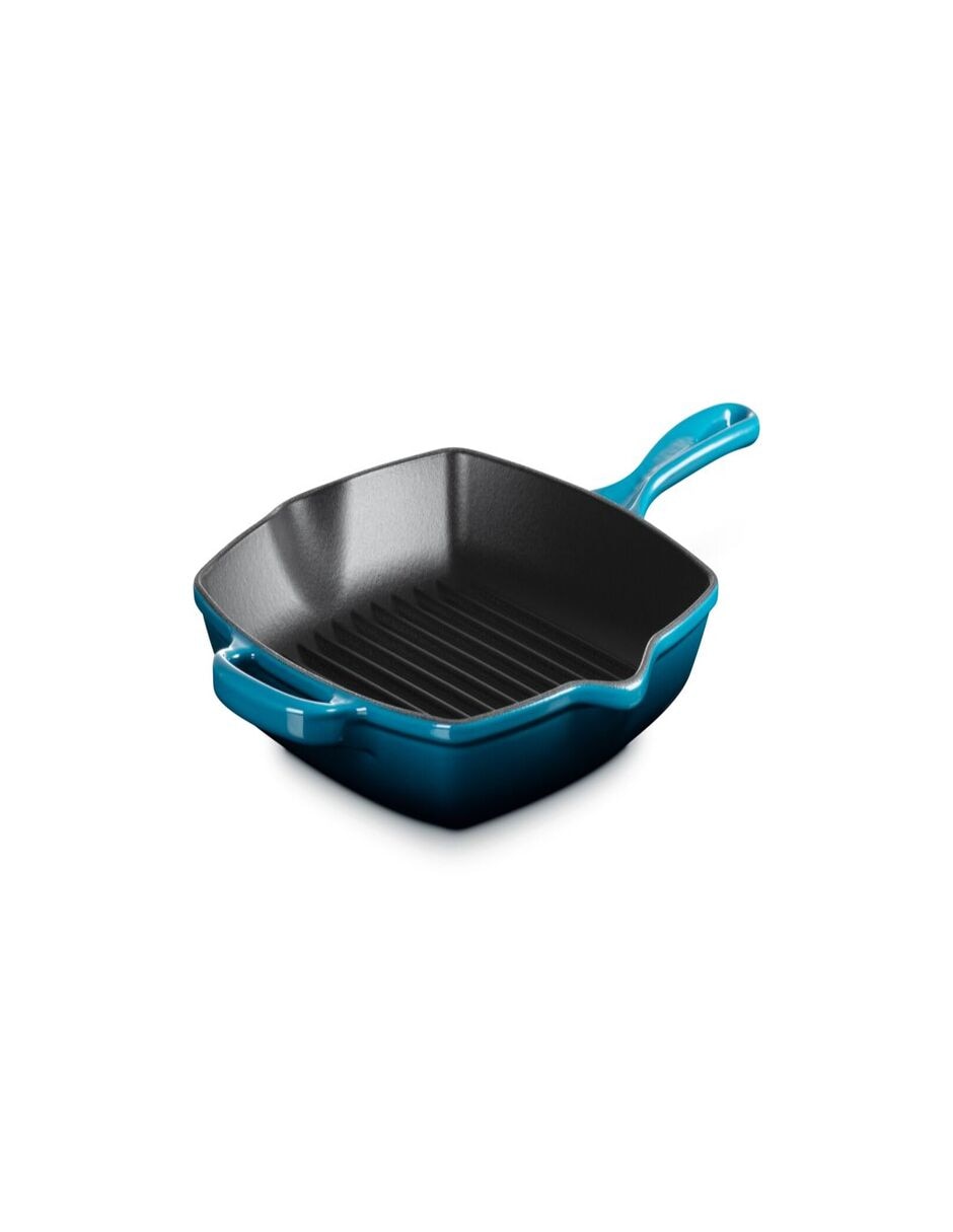 Sartén le creuset deep teal de hierro fundido