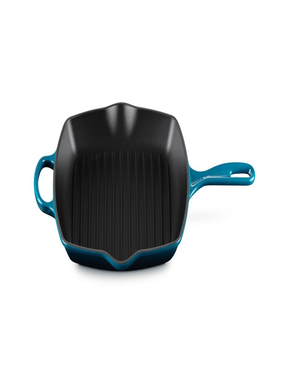 Sartén le creuset deep teal de hierro fundido