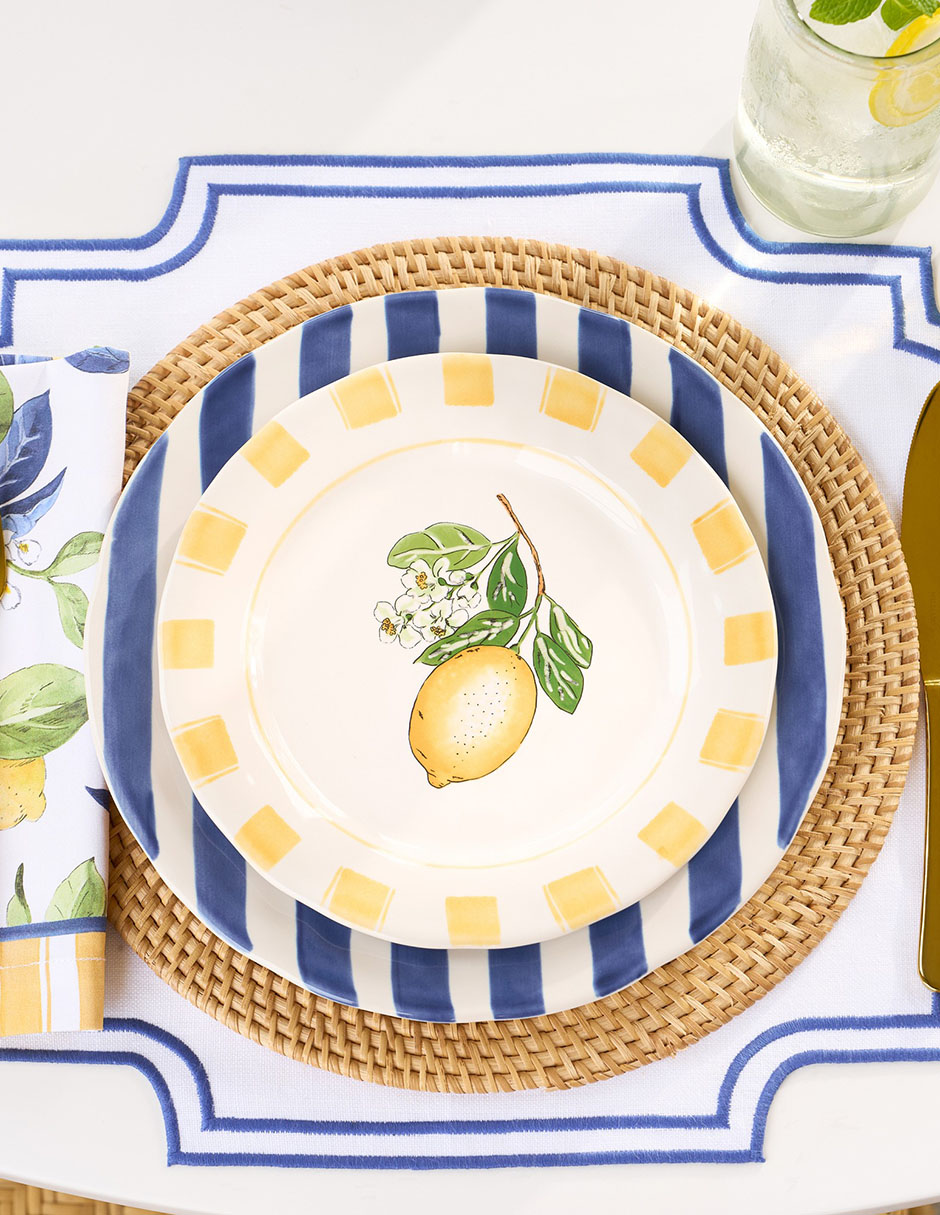 Set platos ensalada Citron de cerámica 4 piezas Set platos ensalada Citron de cerámica 4 piezas