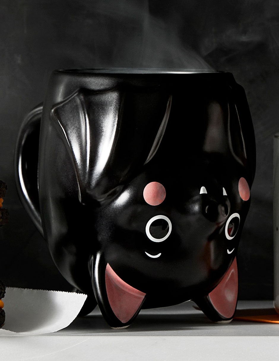 Taza Halloween murciélago de cerámica 2
