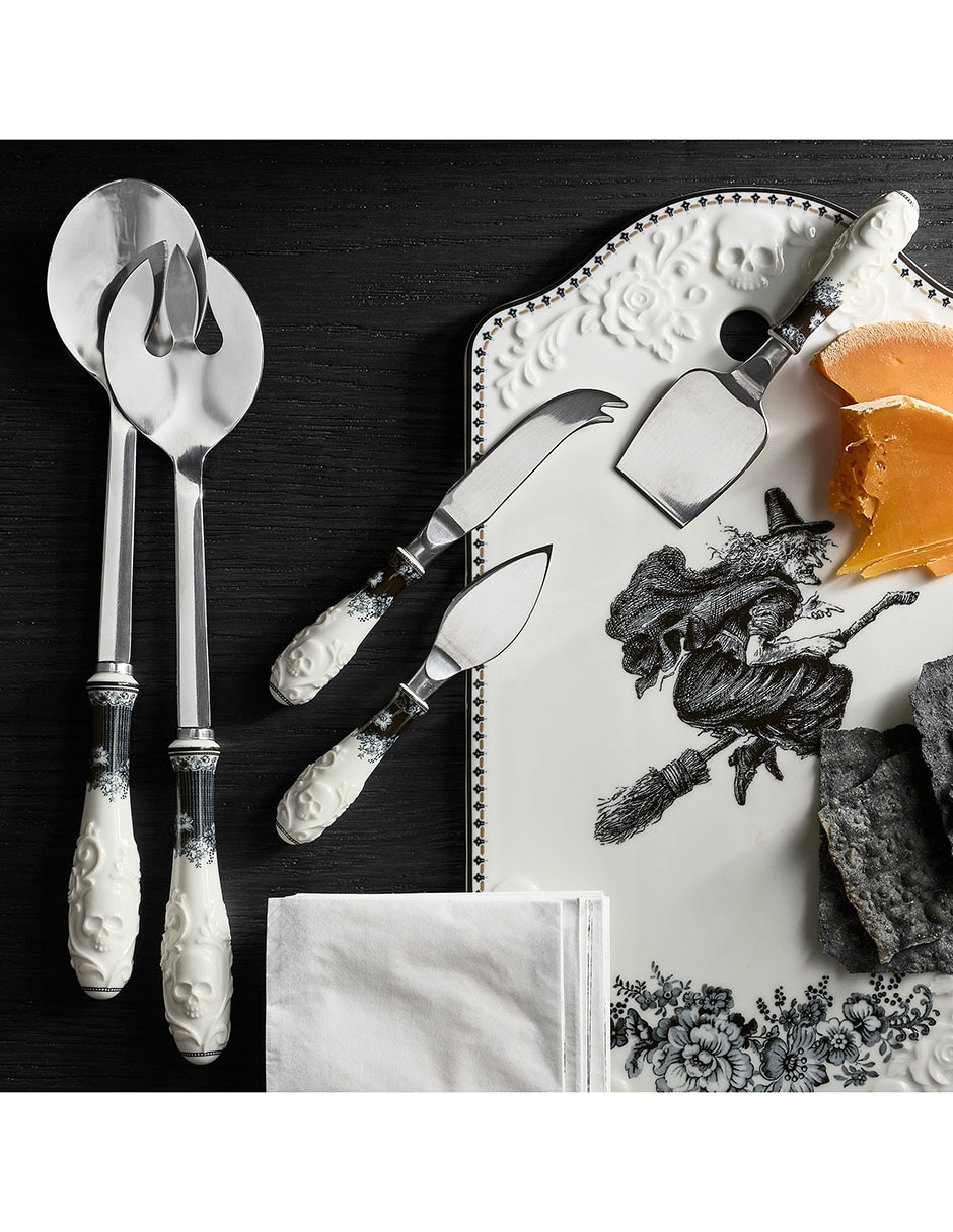 Set cubiertos para ensalada Spooky Soirée 2 piezas