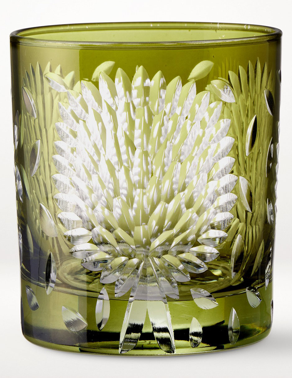Imagen de producto Set de vasos Falling Leaves de vidrio soplado 4 piezas