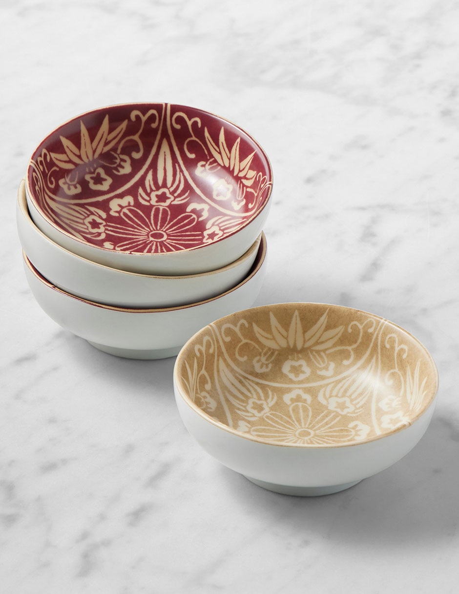Set bowl Korea 4 piezas de porcelana
