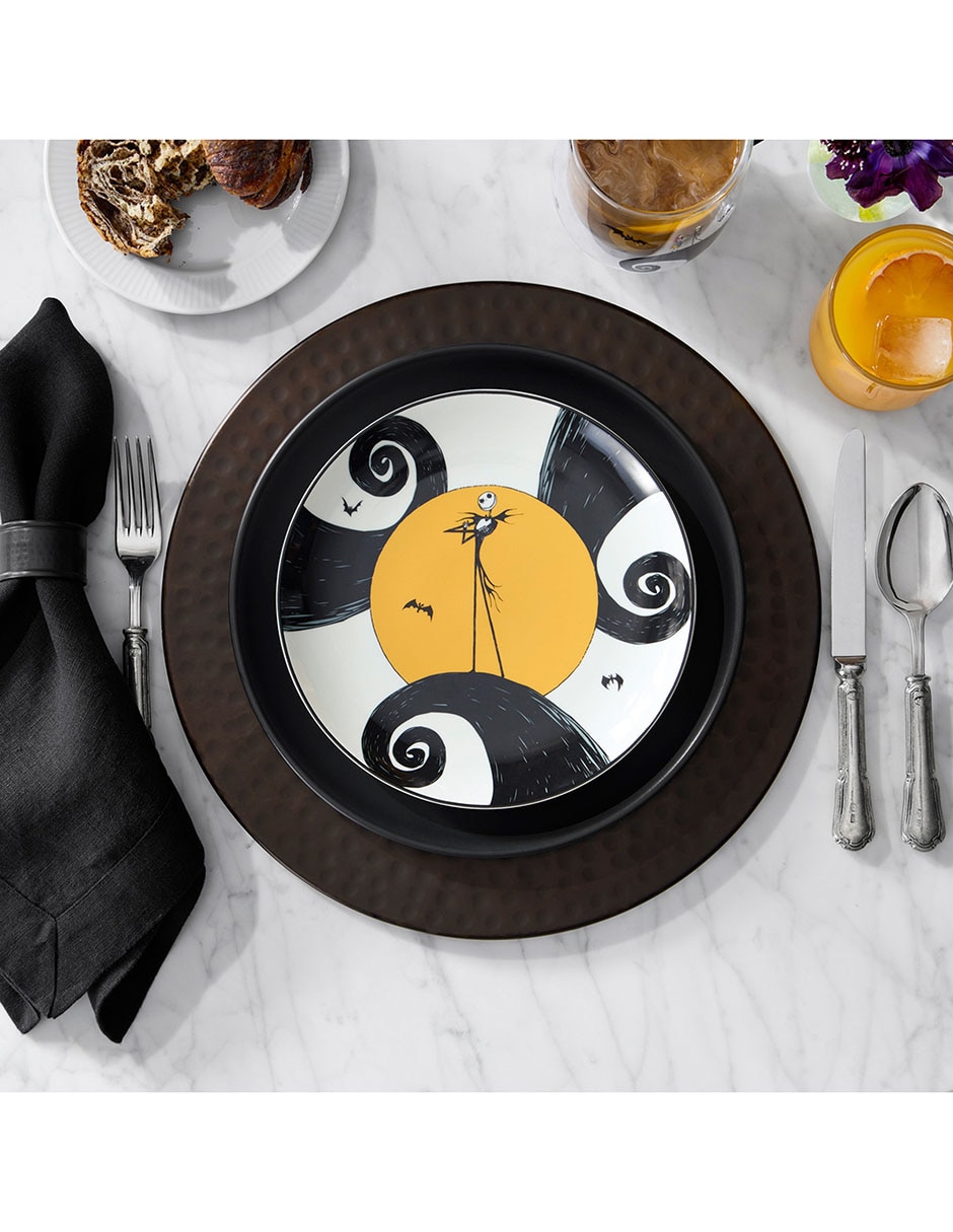 Set de platos surtidos The Nightmare Before Christmas de porcelana 4 piezas 7