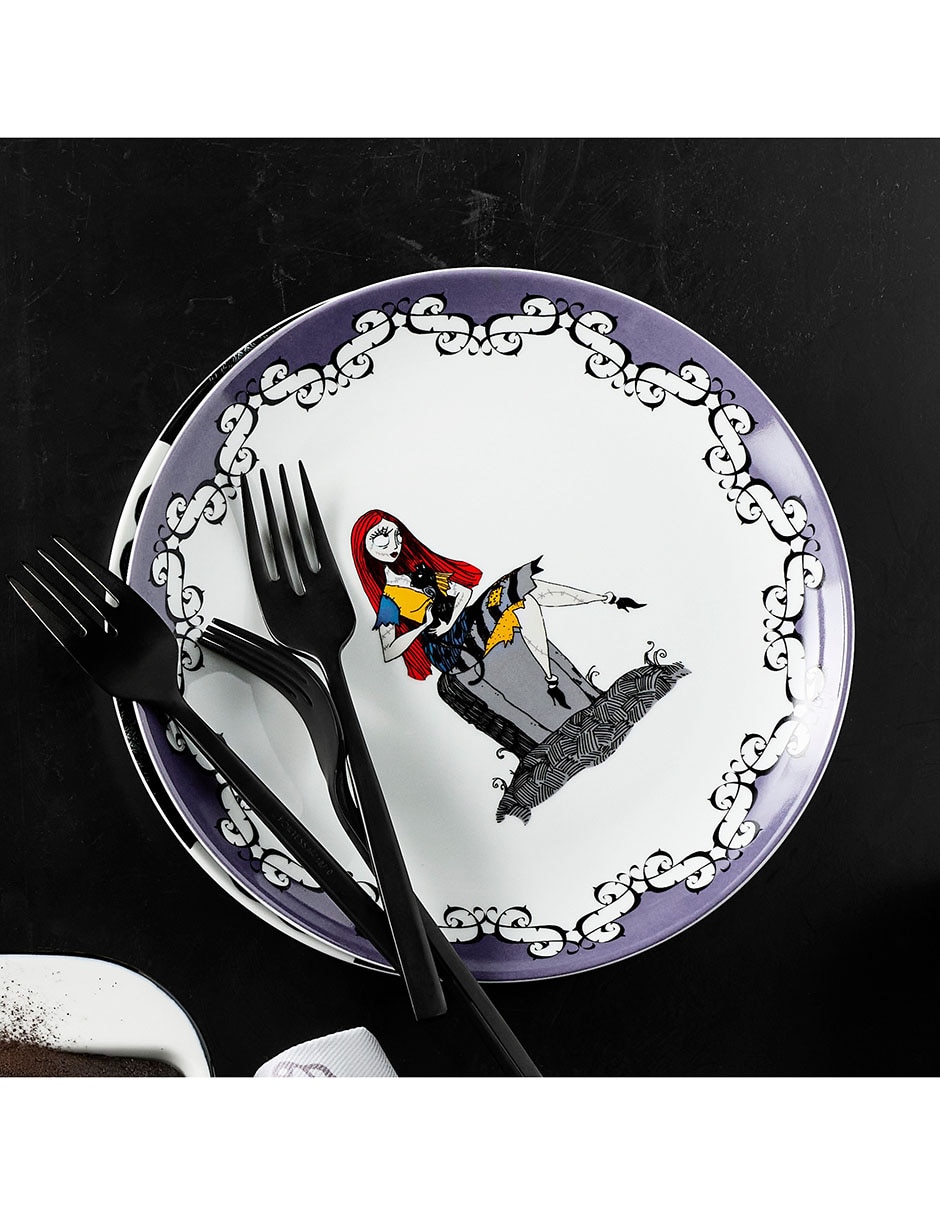 Set de platos surtidos The Nightmare Before Christmas de porcelana 4 piezas 3