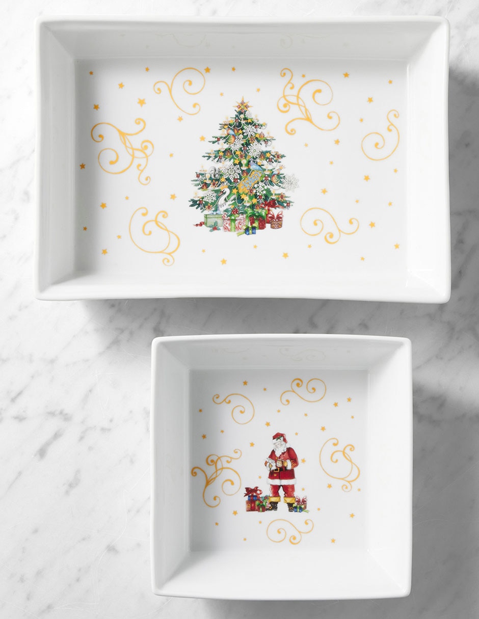 Set refractarios Twas The Night Before Christmas 2 piezas 3