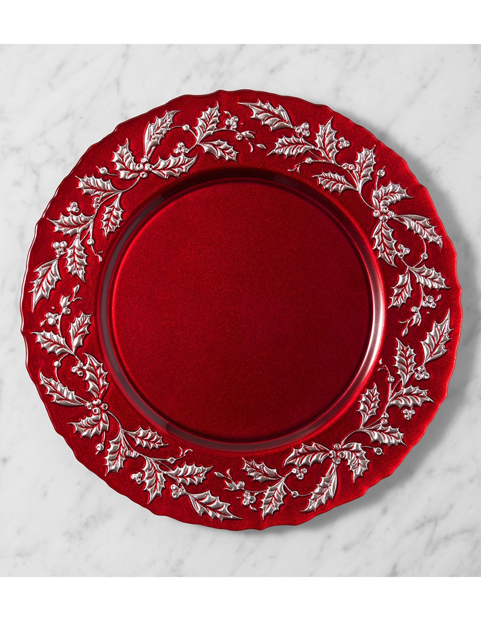 Plato base Holly de vidrio Plato base Holly de vidrio